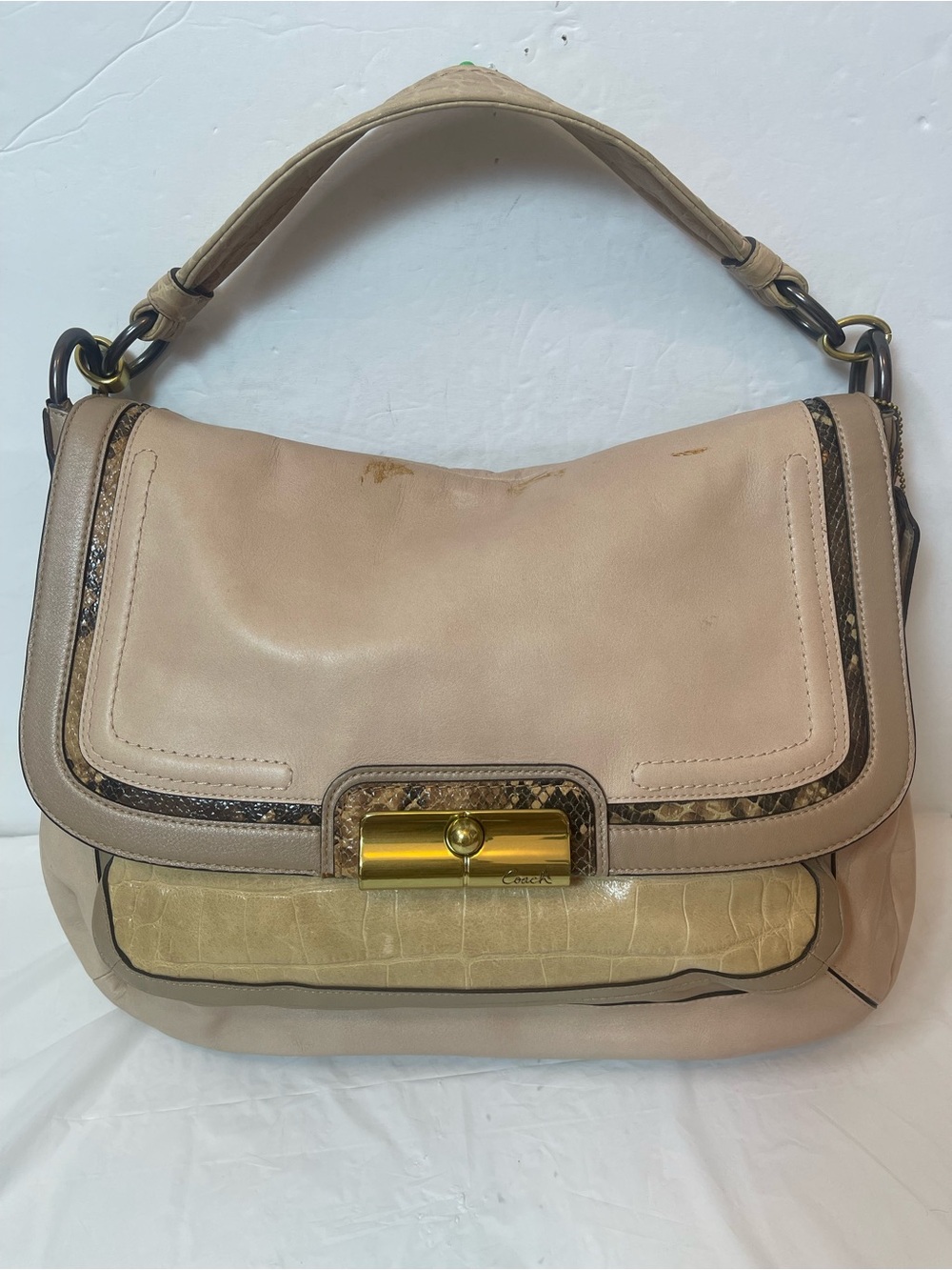 COACH KRISTIN SPECTATOR LEATHER HAND BAG 16789